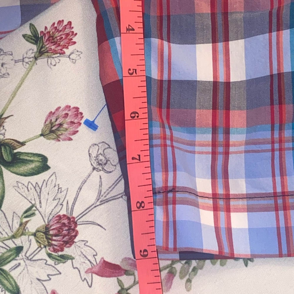 Brooks Brothers Men’s Red Blue Plaid Shorts | W34 | 9” Inseam - Picture 13 of 13